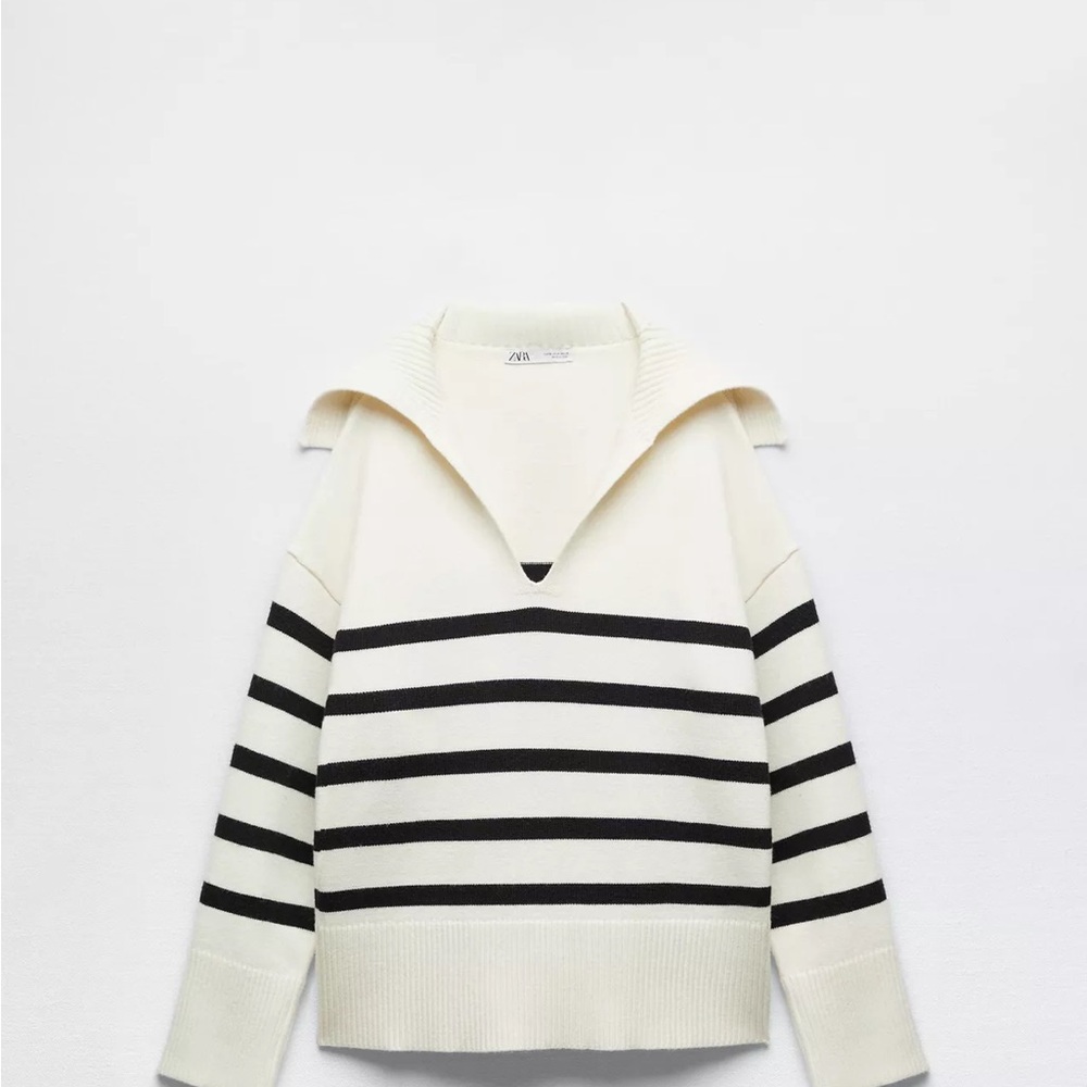 Zara Striped Knit Sweater